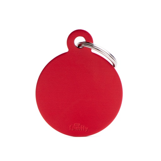 [MF25175] MyFamily Big Round Aluminum Red