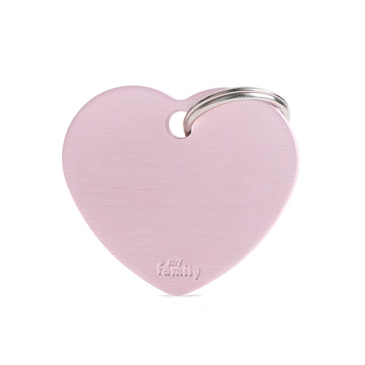[MF25184] MyFamily Big Heart Aluminum Pink