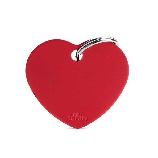 [MF25185] MyFamily Big Heart Aluminum Red