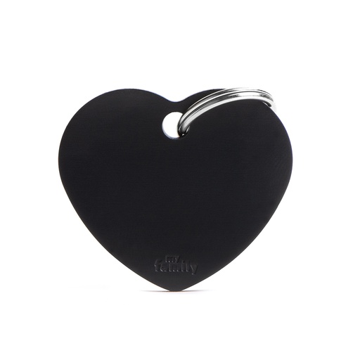 [MF25428] MyFamily Big Heart Aluminum Black
