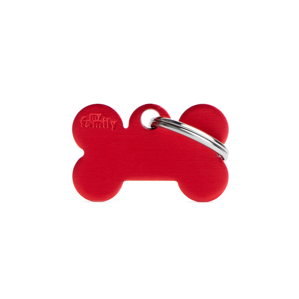 MyFamily Small Bone Aluminum Red