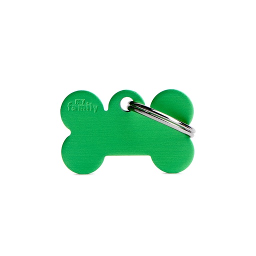 [MF25429] MyFamily Small Bone Aluminum Green