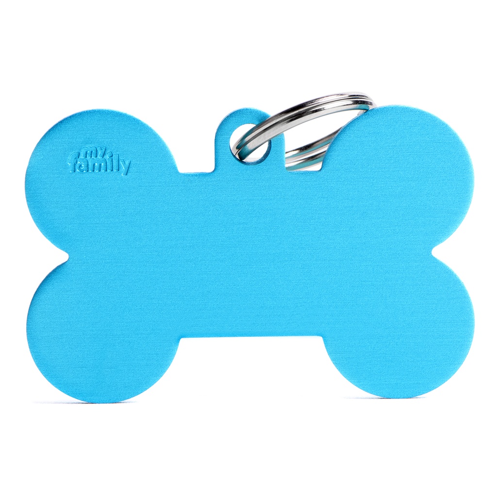 MyFamily Light Blue XL Aluminum Bone