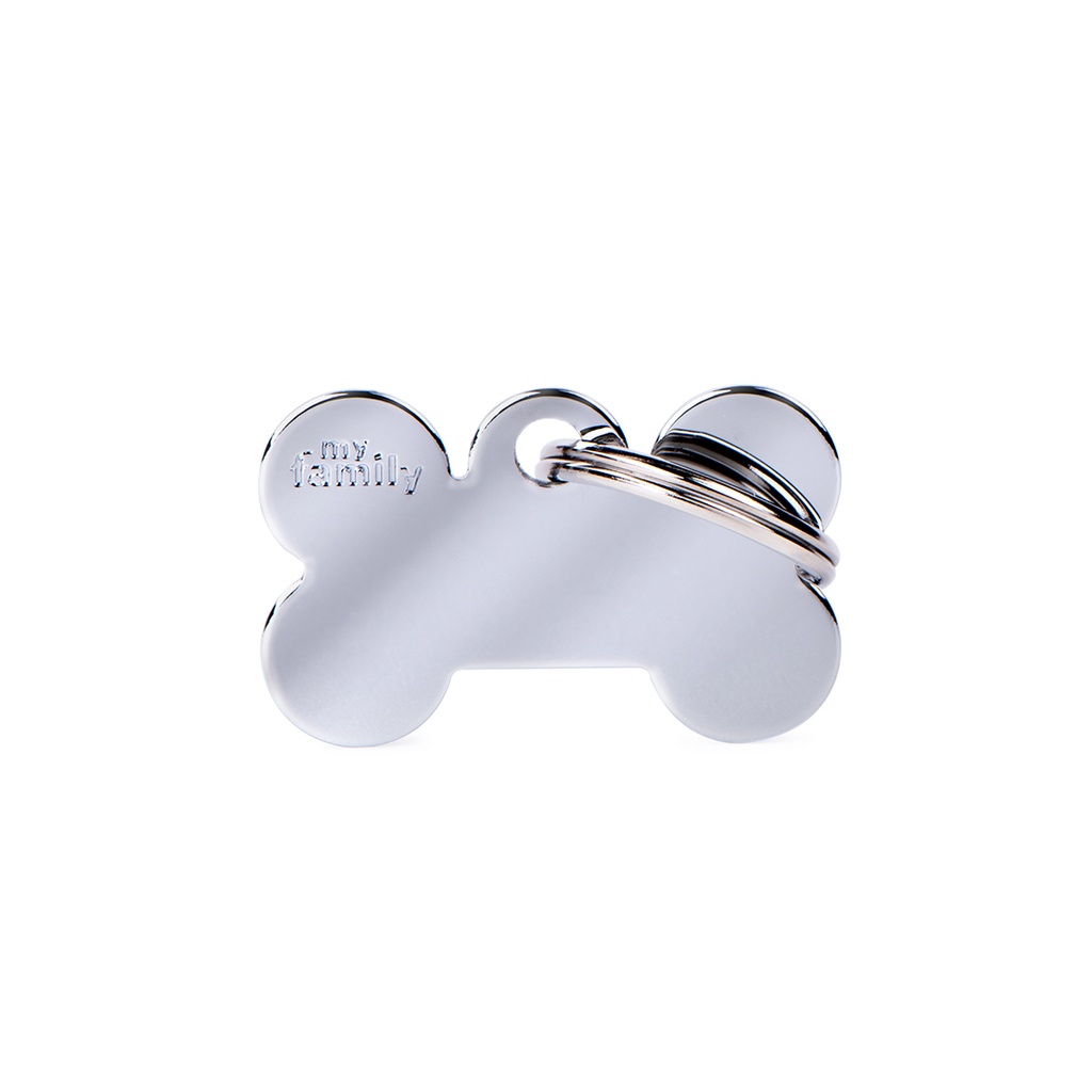 MyFamily Small Bone Chromed Brass