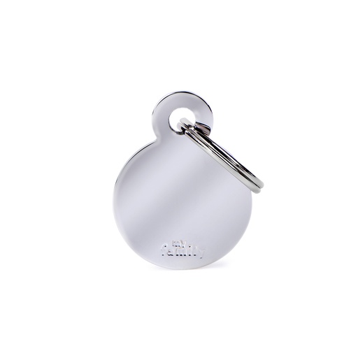 [MF25166] MyFamily Small Round Chromed Brass