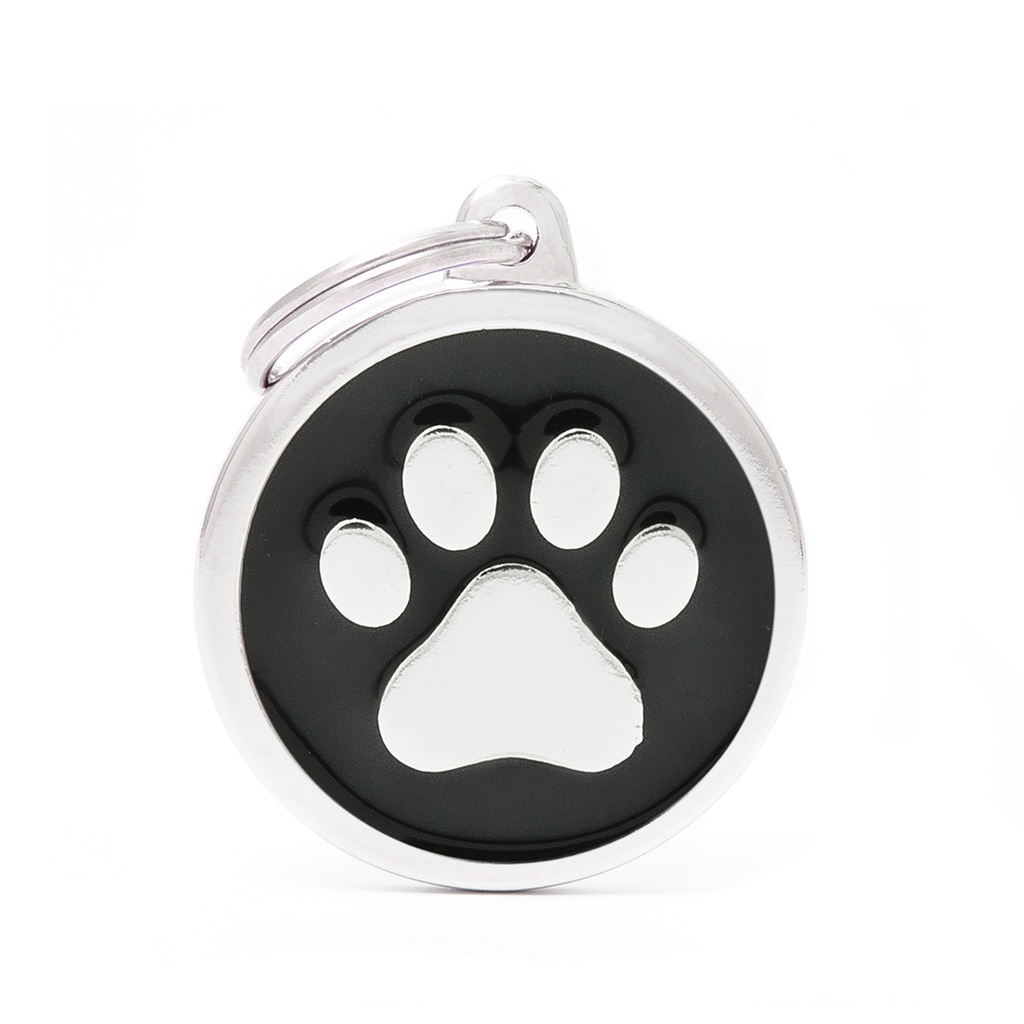 MyFamily Black Big Circle Paw