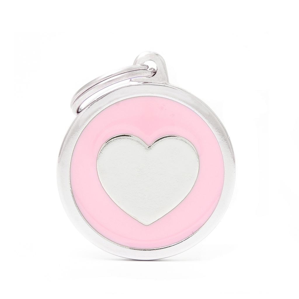 MyFamily Pink Big Circle Heart