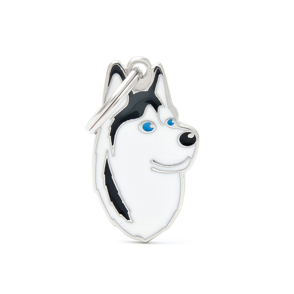 MyFamily Black And White Siberian Husky 