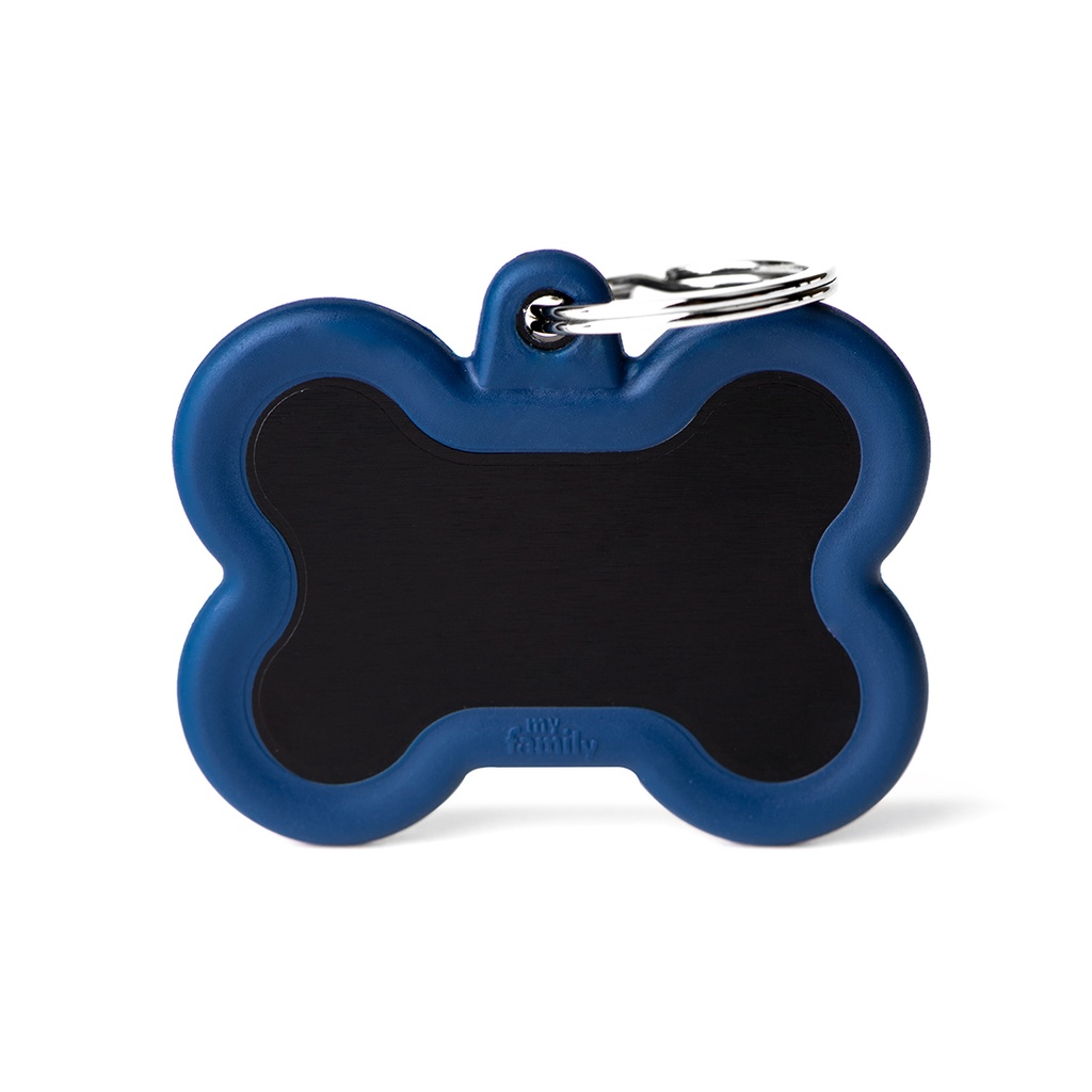 MyFamily Aluminium Black Bone With Dark Blue Rubber