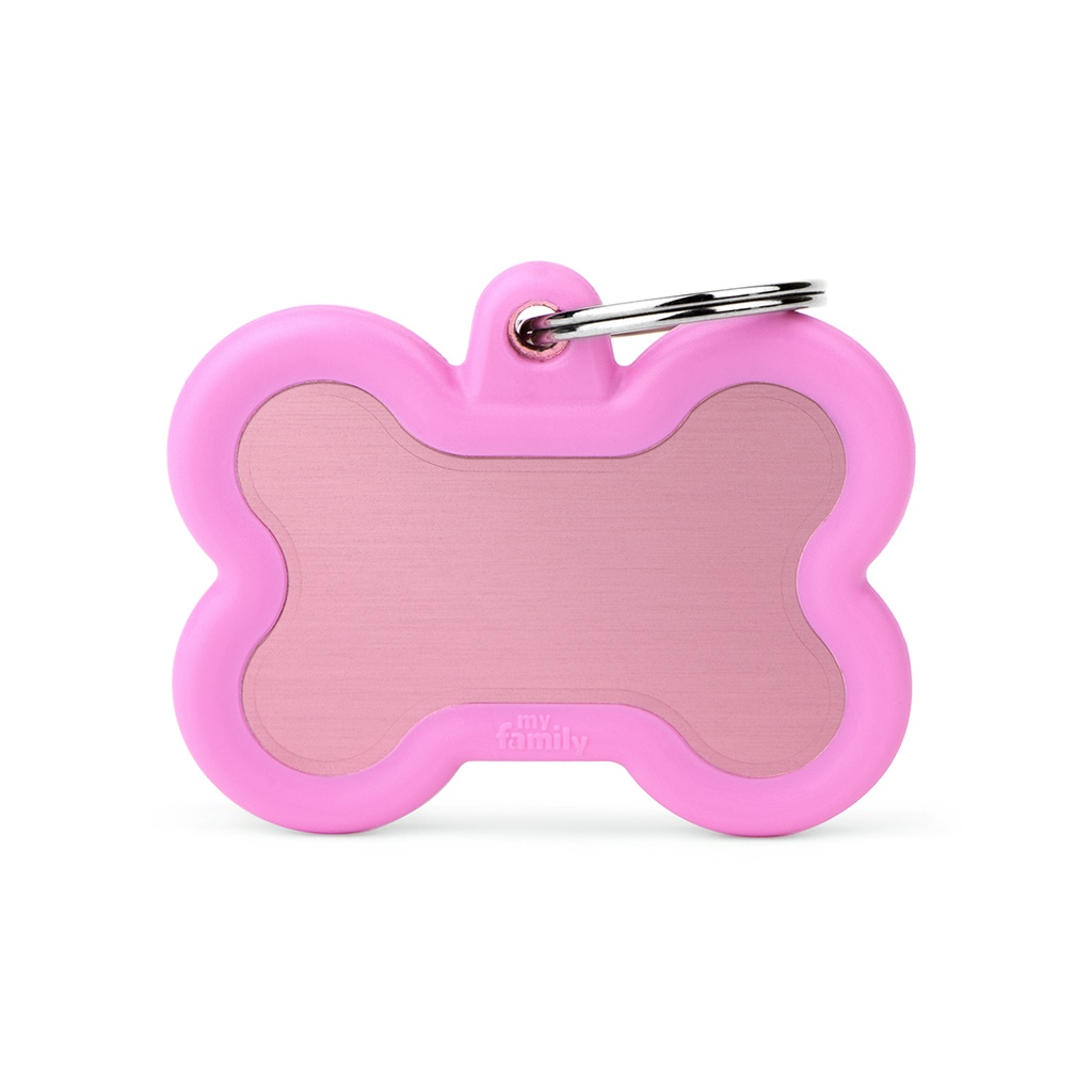 MyFamily Aluminium Pink Bone With Pink Rubber