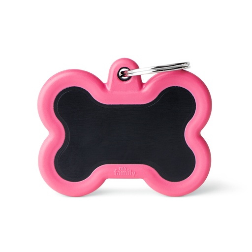 [MF21461] MyFamily Aluminium Black Bone With Pink Rubber