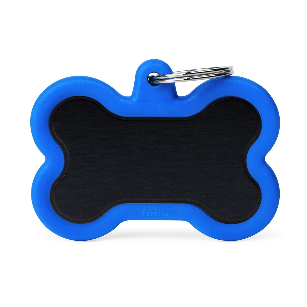 MyFamily Aluminium XL Black Bone With Blue Rubber