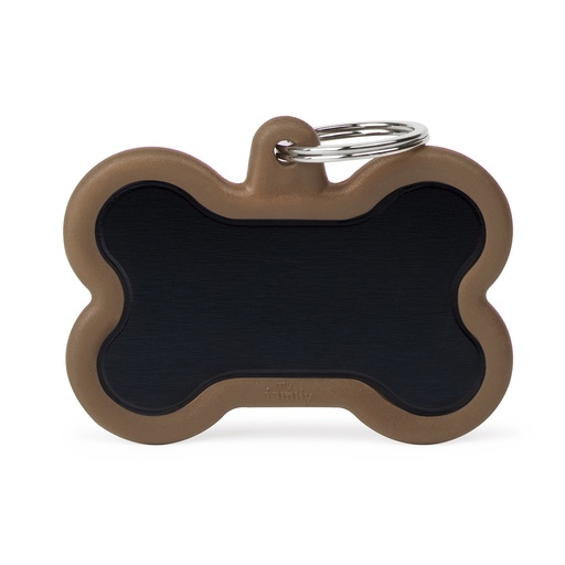 [MF21551] MyFamily Aluminium XL Black Bone With Brown Rubber