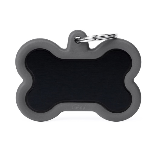 [MF21531] MyFamily Aluminium XL Black Bone With Grey Rubber