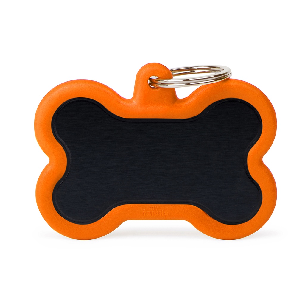 MyFamily Aluminium XL Black Bone With Orange Rubber