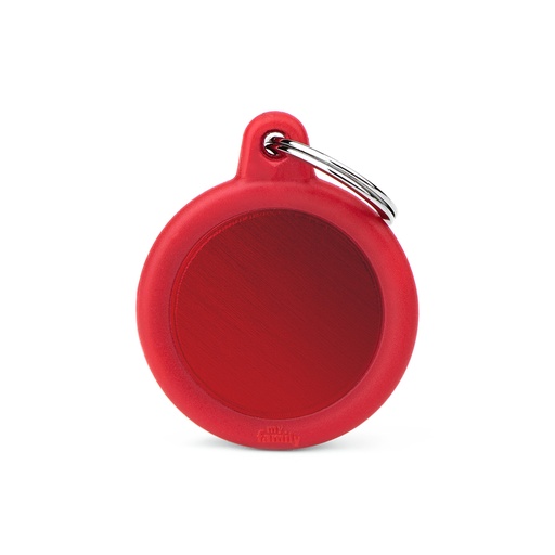 [MF27438] MyFamily Aluminium Red Circle With Red Rubber