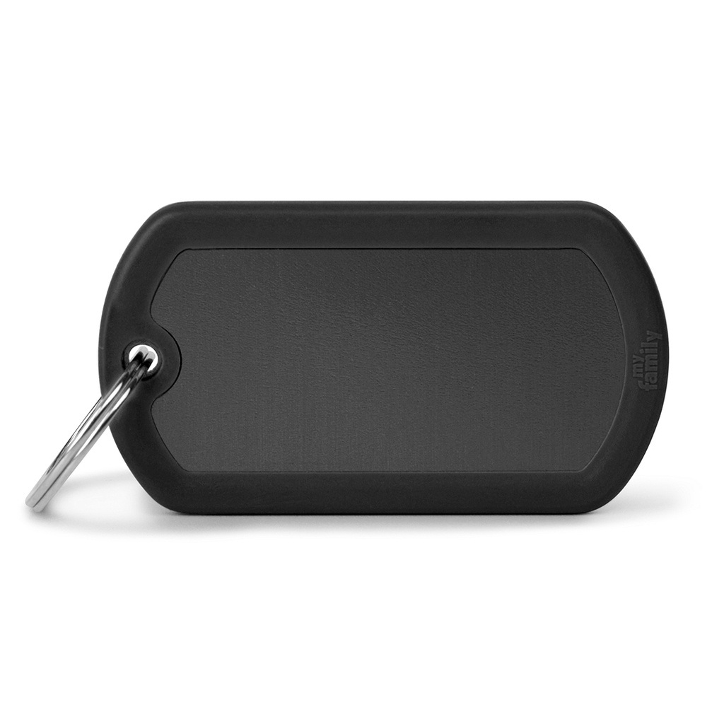 MyFamily Aluminium Black Military With Black Rubber