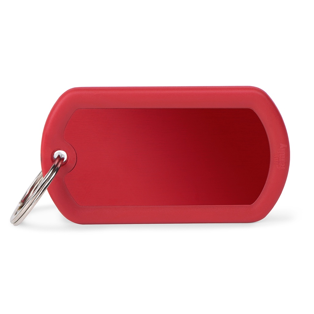 MyFamily Aluminium Red Military With Red Rubber