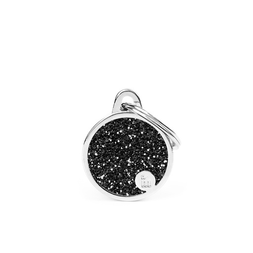 [MF21856] MyFamily Small Circle Glitter Black