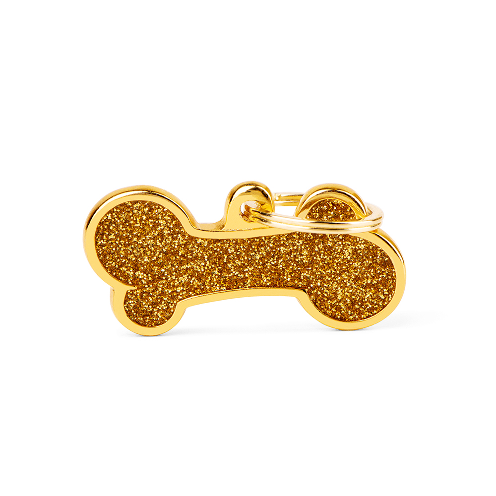 MyFamily Big Bone Glitter Gold