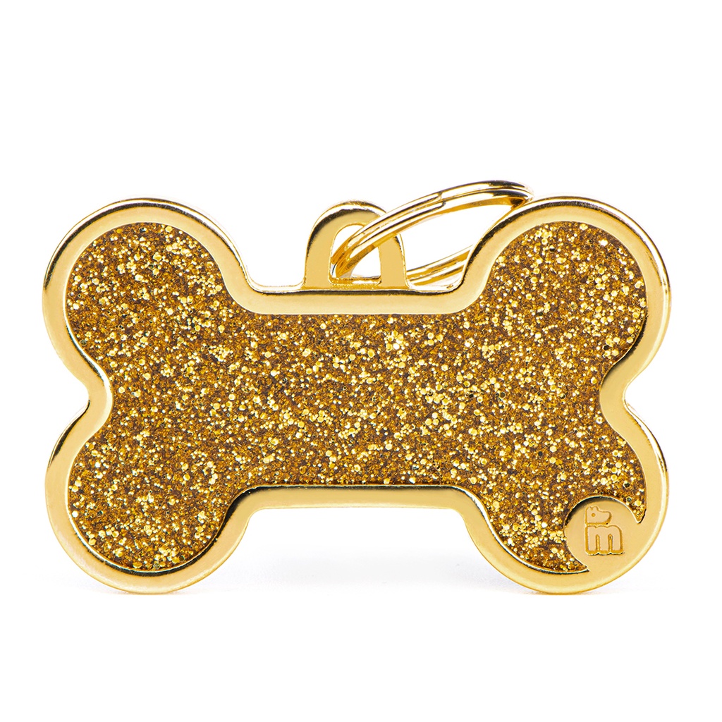 MyFamily XL Bone Glitter Gold