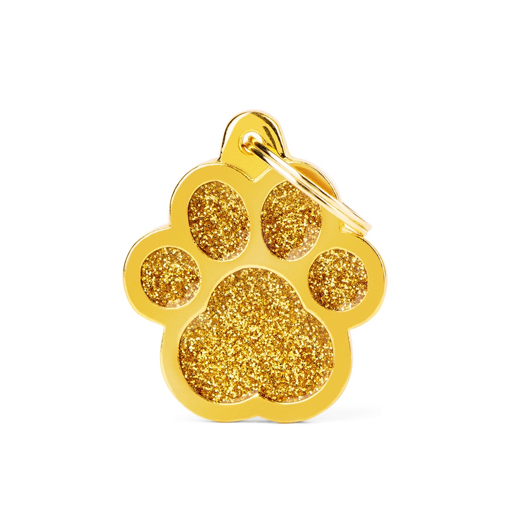 MyFamily Big Paw Glitter Gold