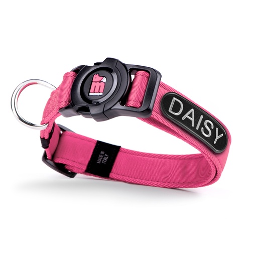 [MF81023] MyFamily Dog Collar Memopet ID Pink L