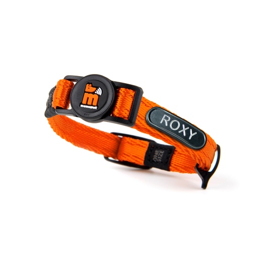 [MF81048] MyFamily Cat Collar Memopet ID Orange Unisize