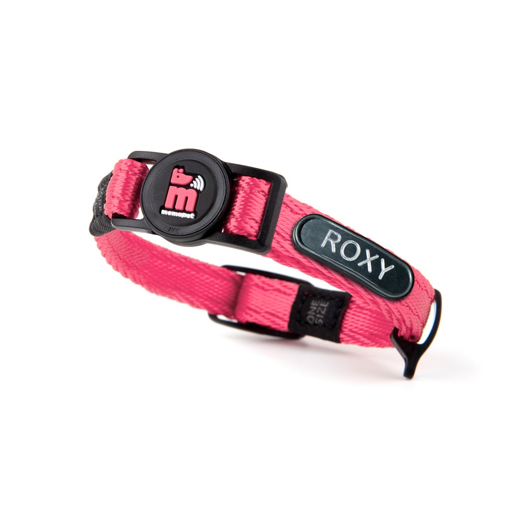 MyFamily Cat Collar Memopet ID Pink Unisize