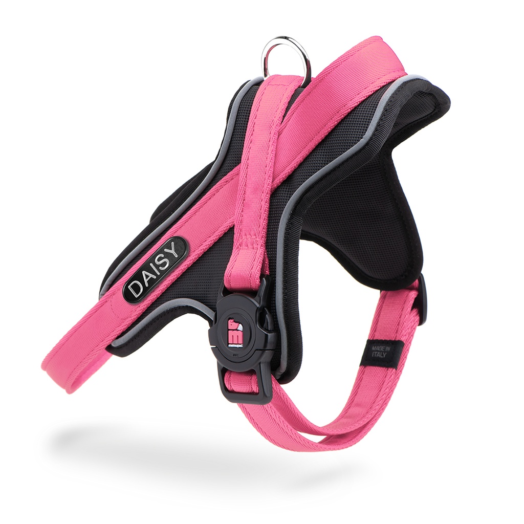 MyFamily Y Harness Memopet ID Pink M