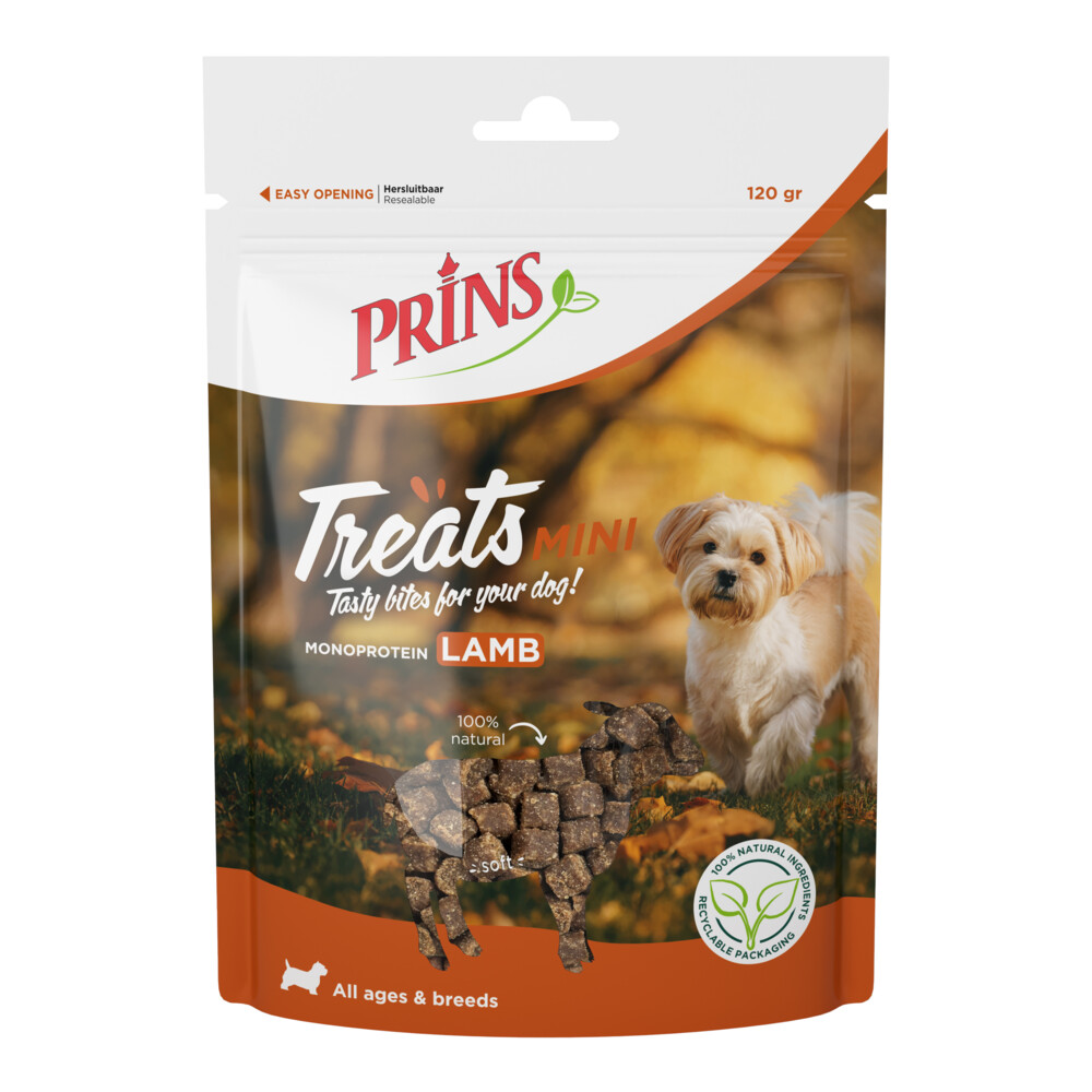 Prins Treats Dog Lamb Mini 10 x 120 gr.