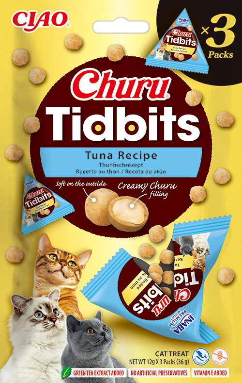 Inaba Churu Tidbits Tuna (6 x 3 x 12 gr.)