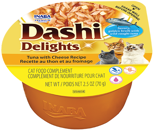 Inaba Dashi Delights Tuna With Cheese 6 x 70 gr.
