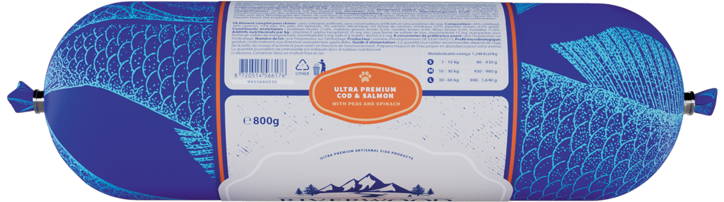 Riverwood Fish Sausage Cod & Salmon