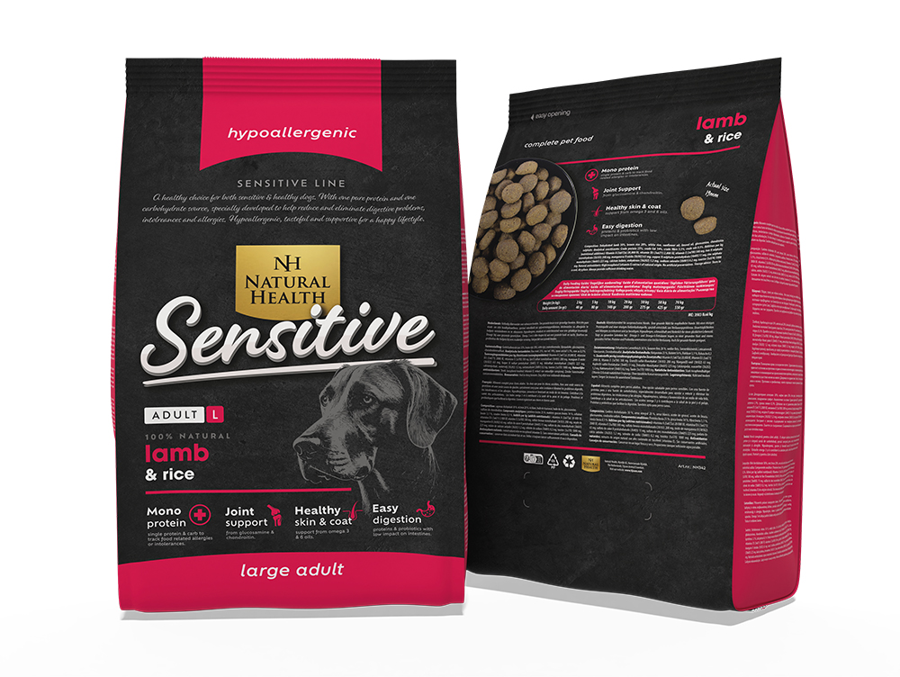 Natural Health Dog Lamb & Rice Adult Large