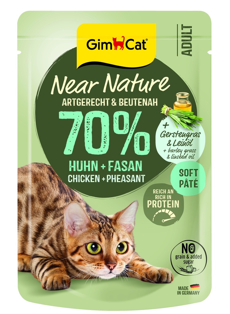 GimCat Near Nature Kip & Fazant 85 gr.