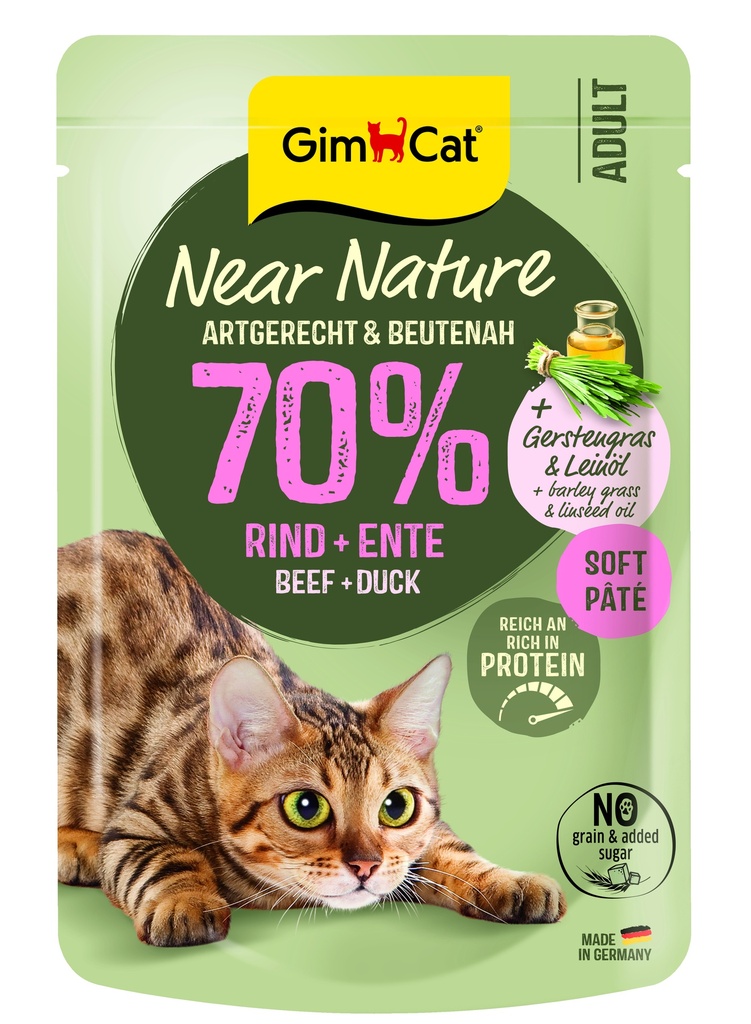 GimCat Near Nature Rund & Eend 85 gr.