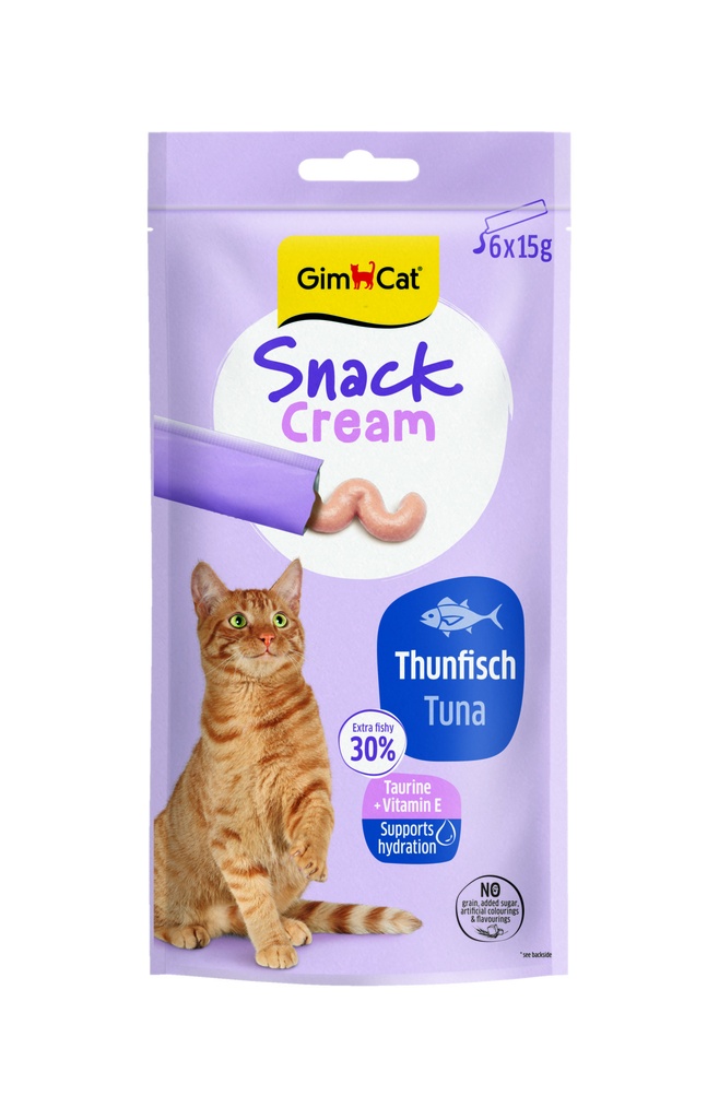 GimCat Snack Cream Tonijn 6 x 15 gr.