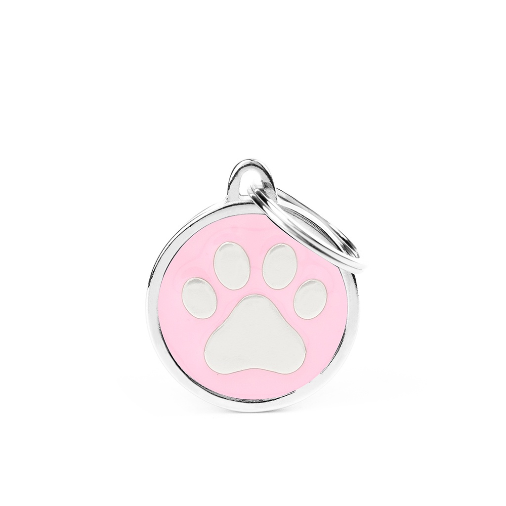 MyFamily Pink Medium Circle Paw