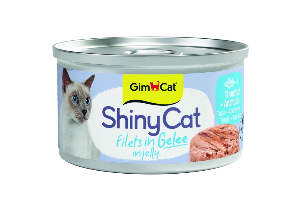ShinyCat Filets In Jelly Tonijn + Ansjovis