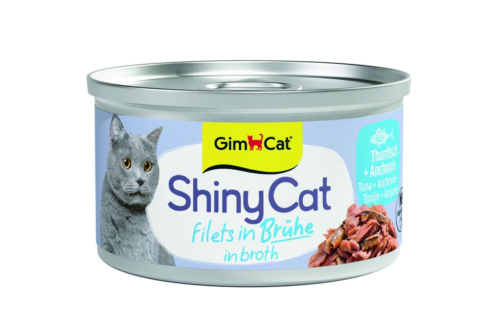 ShinyCat Filets In Broth Tonijn + Ansjovis