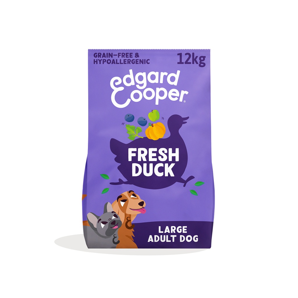 Edgard & Cooper Dog Large Adult Duck