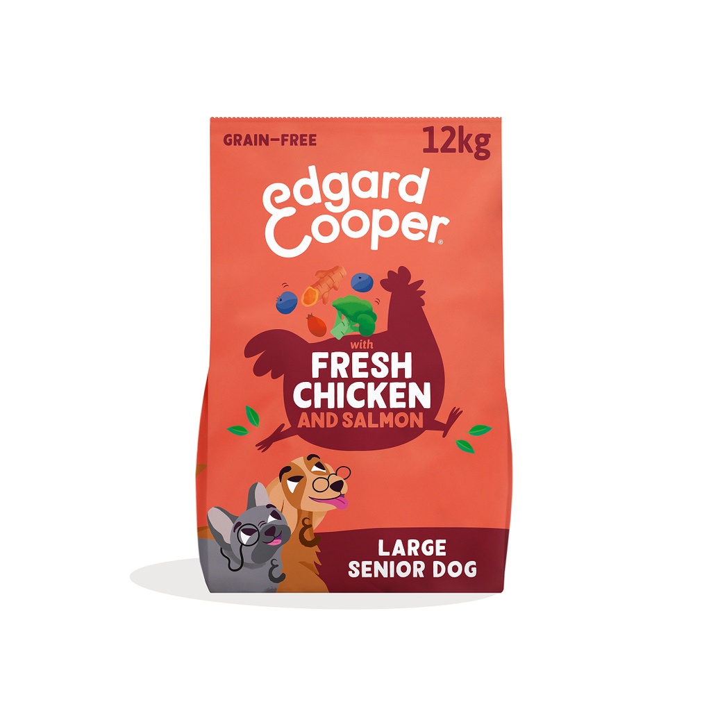 Edgard & Cooper Dog Large Senior Chicken And Salmon