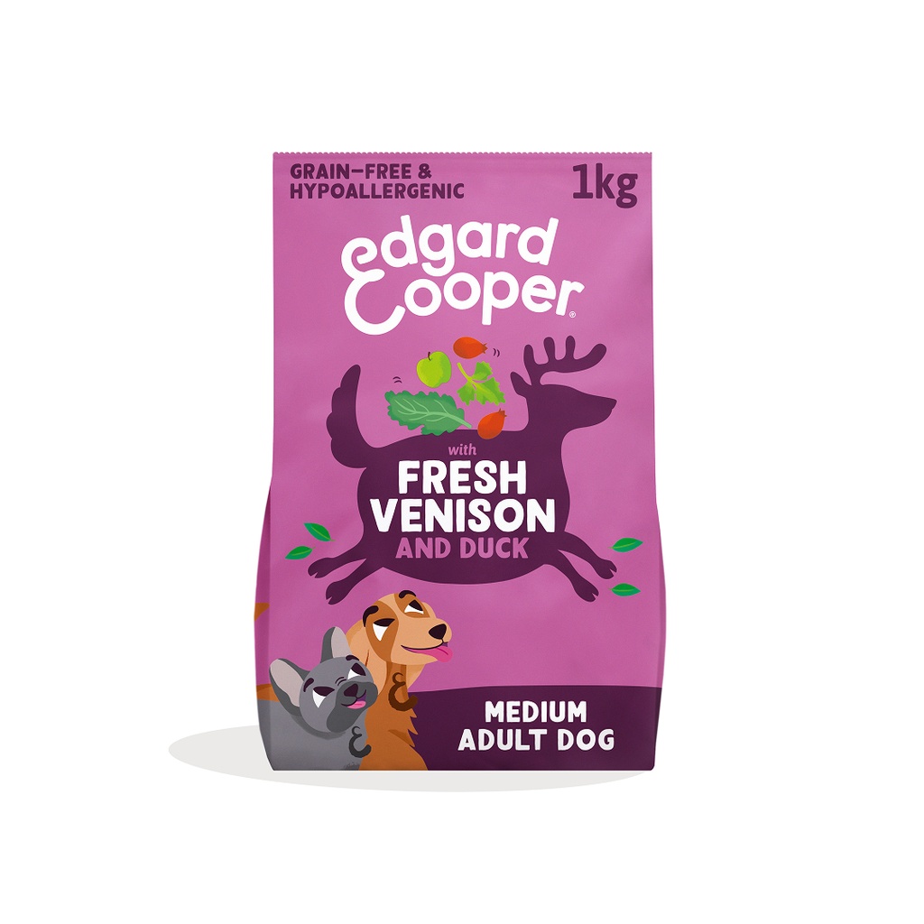 Edgard & Cooper Dog Medium Adult Venison And Duck
