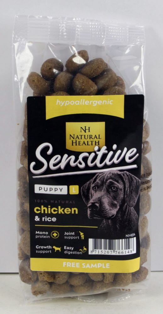 Natural Health Dog Sensitive Chicken Puppy Large Bite Monster