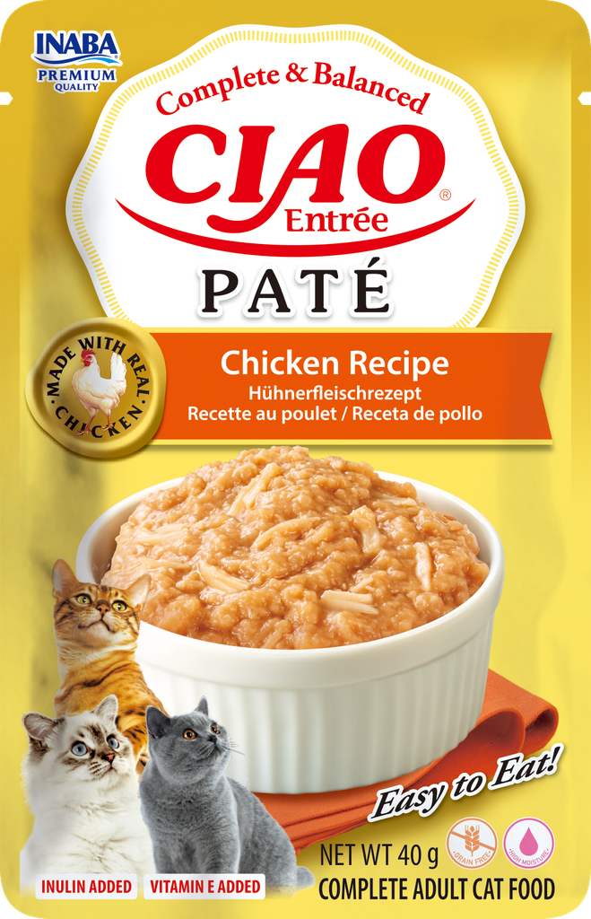Inaba Entrée Paté Chicken 12 x 40 gr.