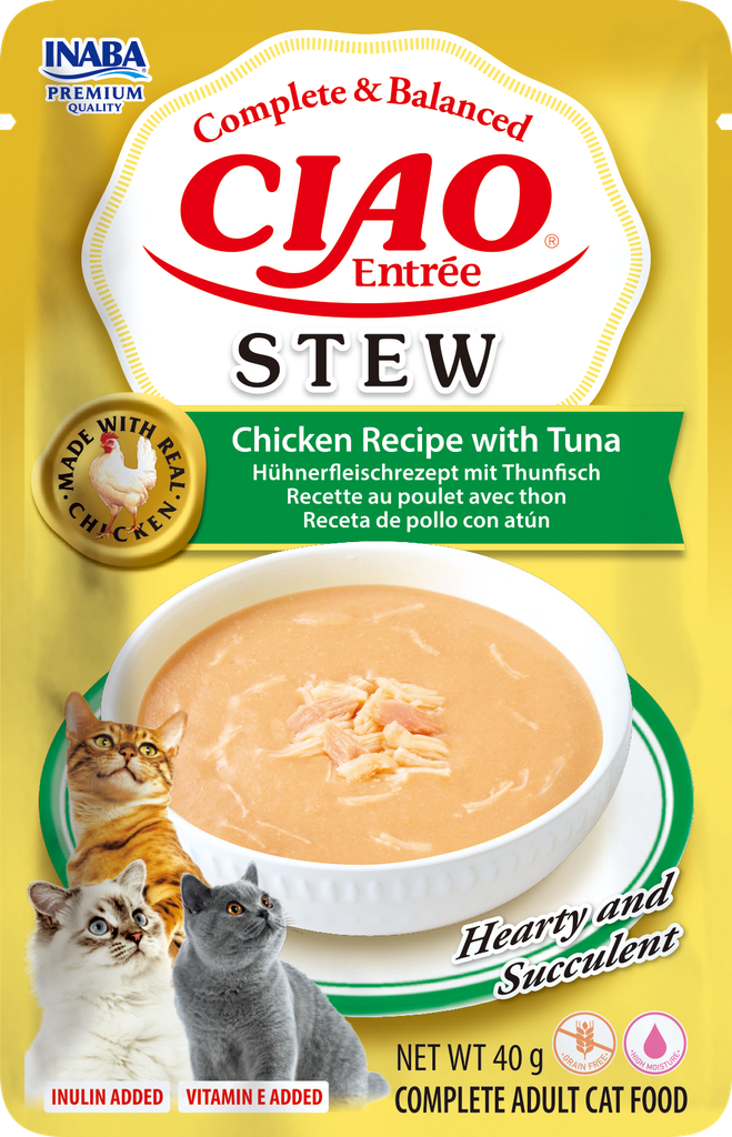 Inaba Entrée Stew Chicken With Tuna 12 x 40 gr.