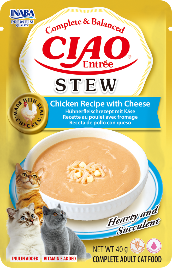 Inaba Entrée Stew Chicken With Cheese 12 x 40 gr.