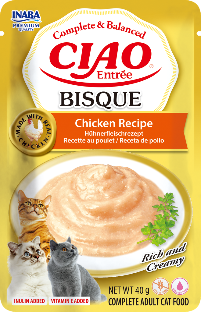 Inaba Entrée Bisque Chicken 12 x 40 gr.