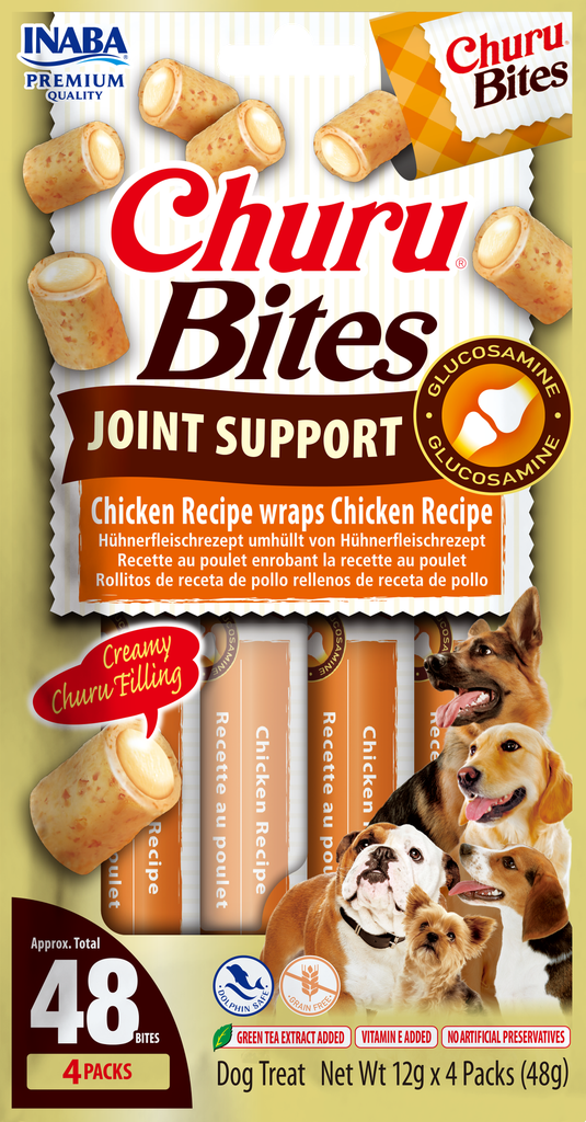 Inaba Dog Churu Bites Joint Support Wraps Chicken (12 x 4 x 12 gr.)